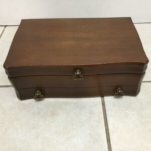Vintage Wood Jewelry Box